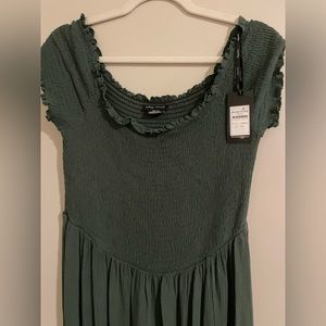 City Chic off the shoulder dress